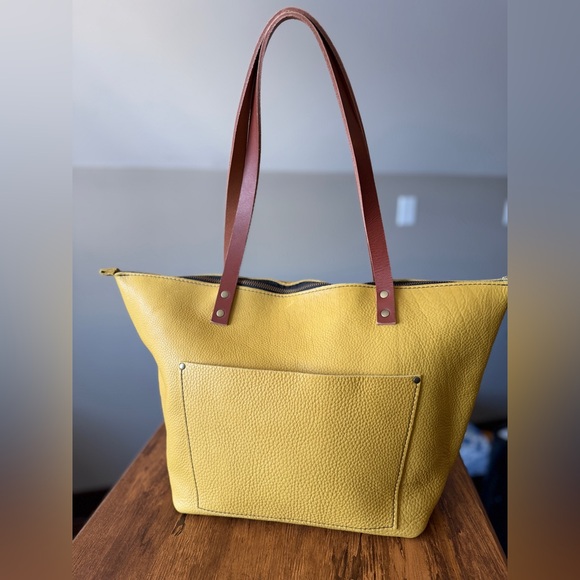 Portland Leather Handbags - Portland Leather Pomelo Large Leather Tote Bag